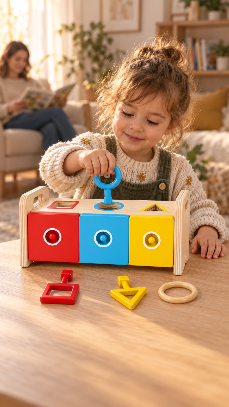 Boîte à clés — formes et couleurs