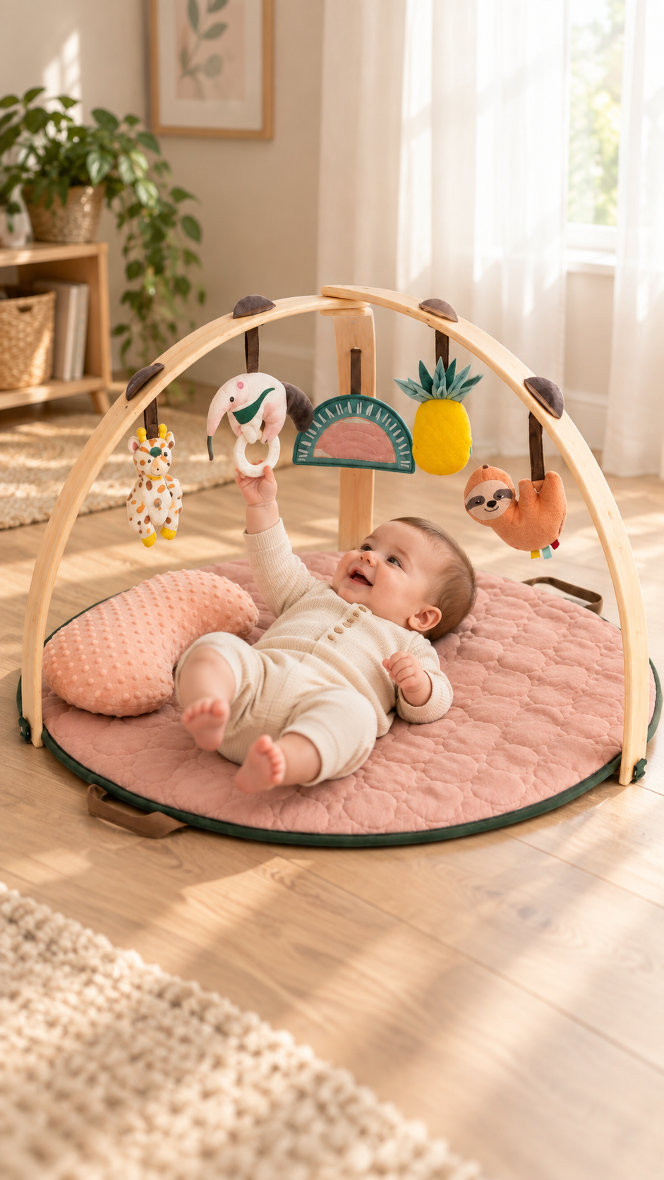 Tapis d’éveil en bois